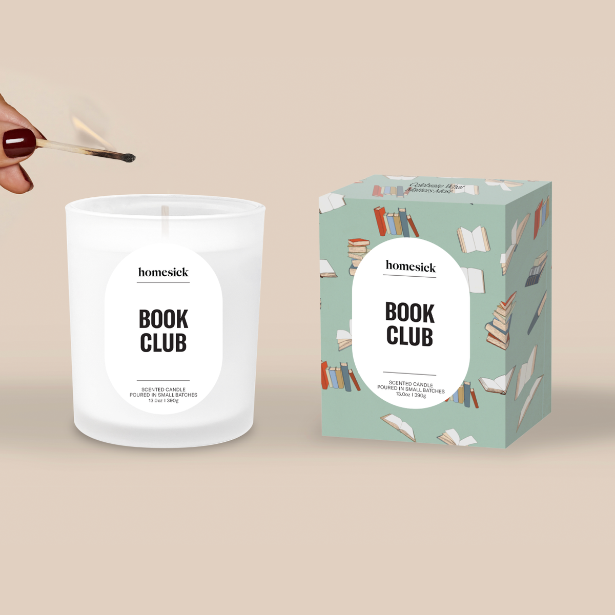 Book Club Candle